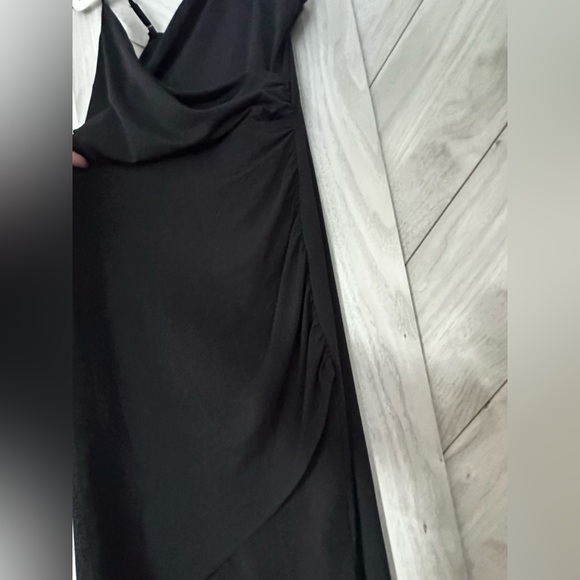 VENUS stretchy strappy small Black high low bottom Dress nwot - Picture 9 of 9